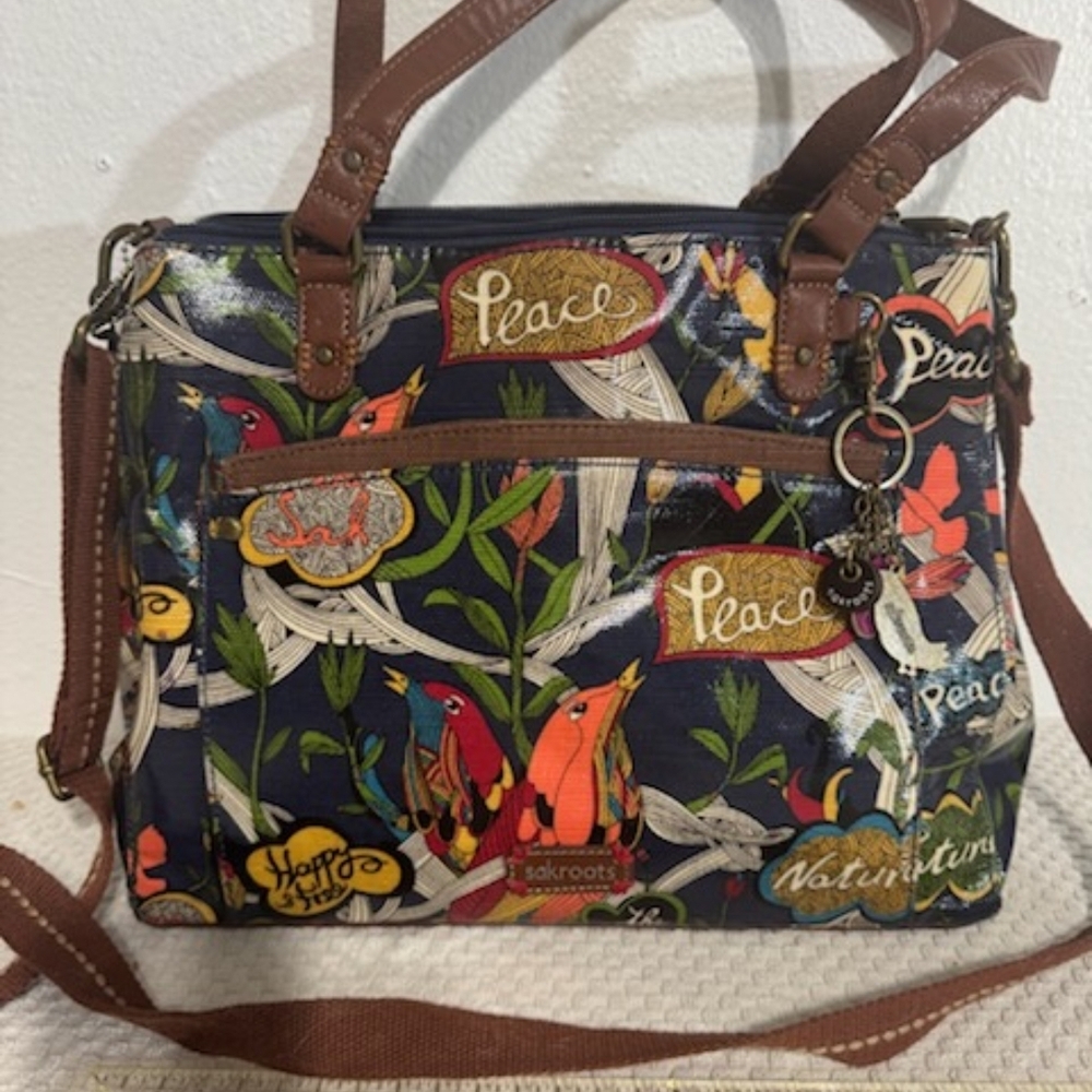 Sakroots Printed Shoulder Bag EUC